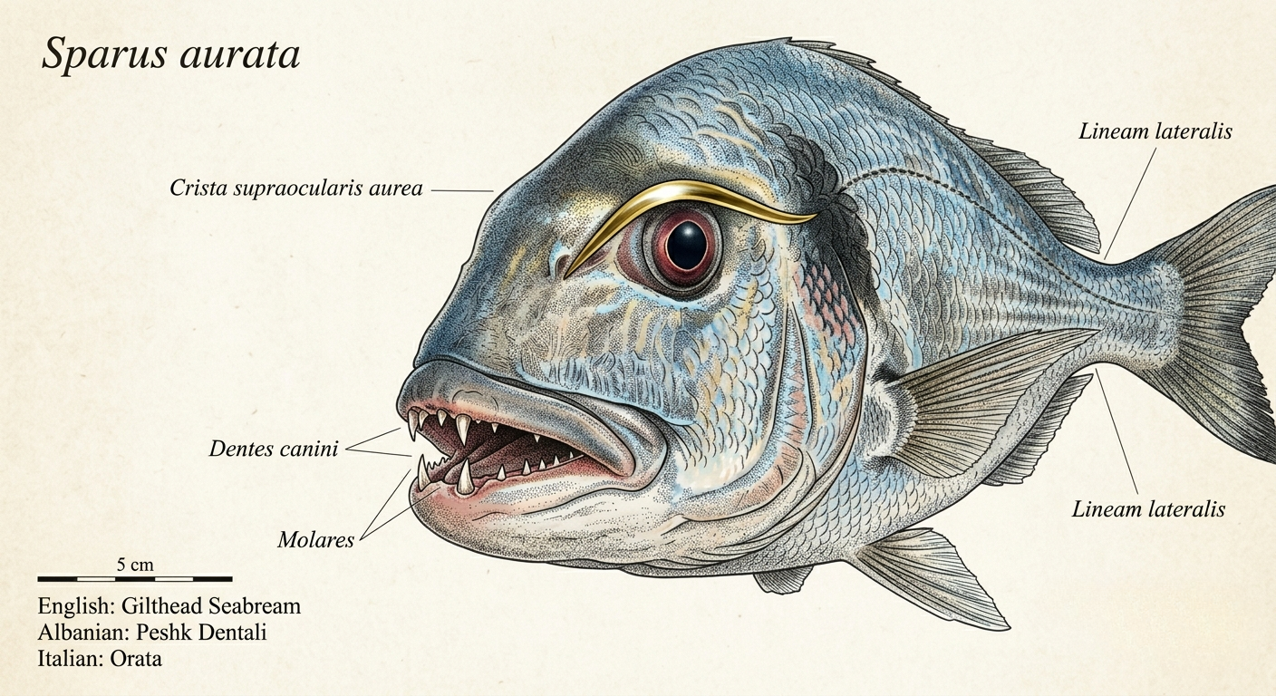 Karakteristikat fizike te dentalit Sparus aurata